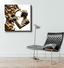 Crescendo Charms Wrapped Canvas