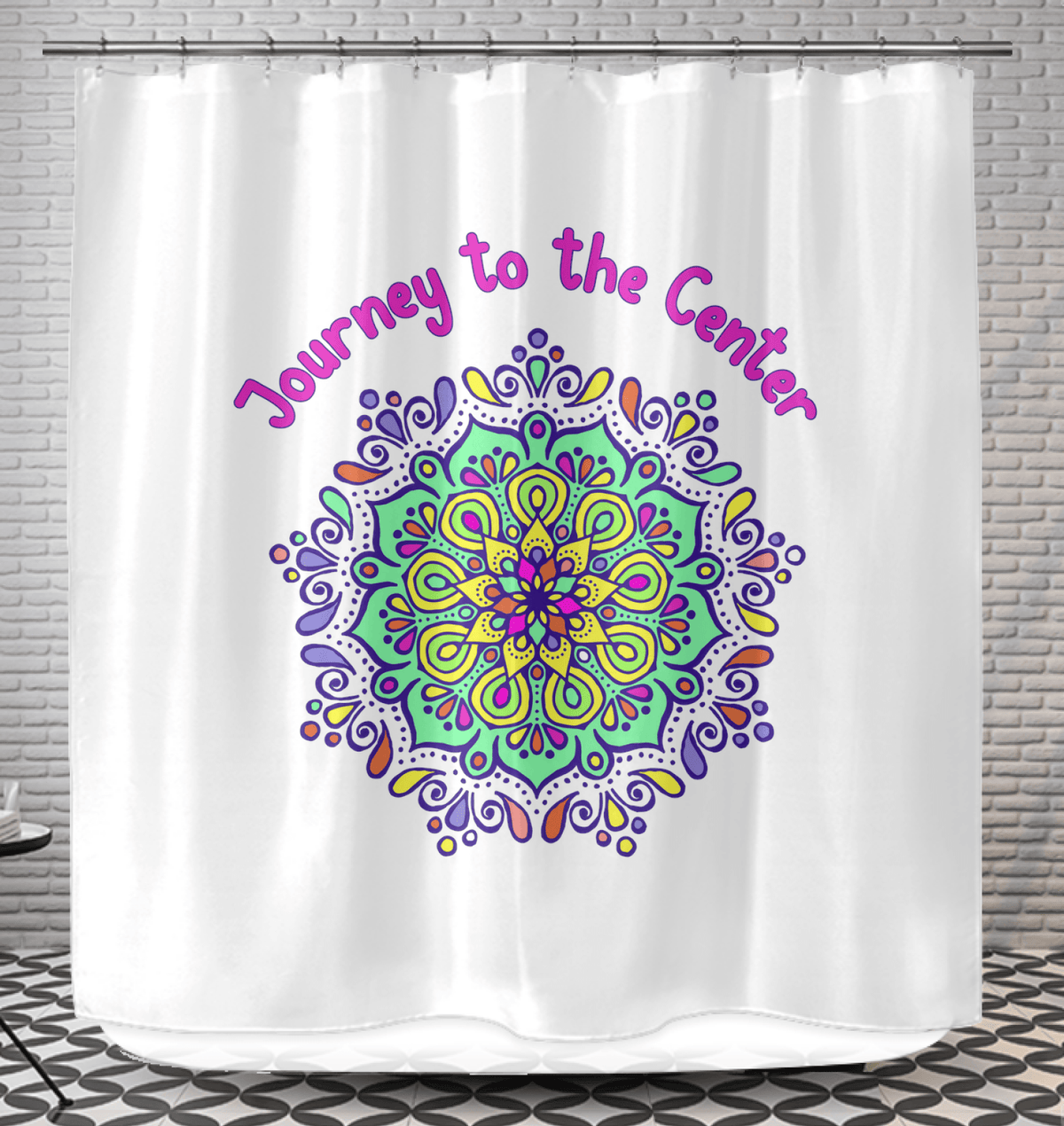 Moon Phases Mandala Curtain - Beyond T-shirts