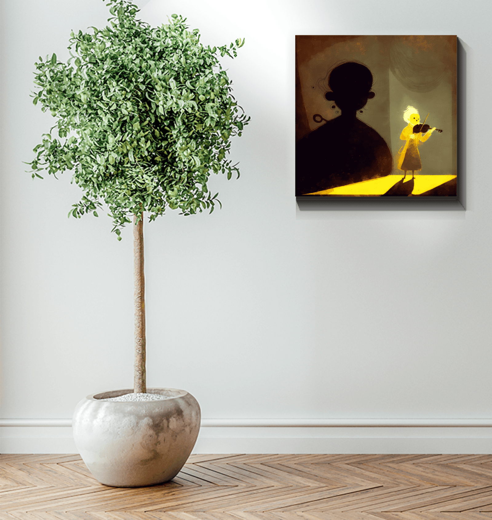 Jazz Club Vibes - Vintage Music Canvas Print - Beyond T-shirts