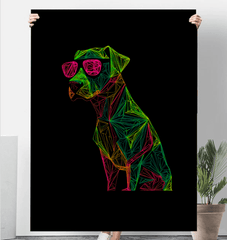 Energetic Doggie Spirit Sherpa Blanket - Beyond T-shirts
