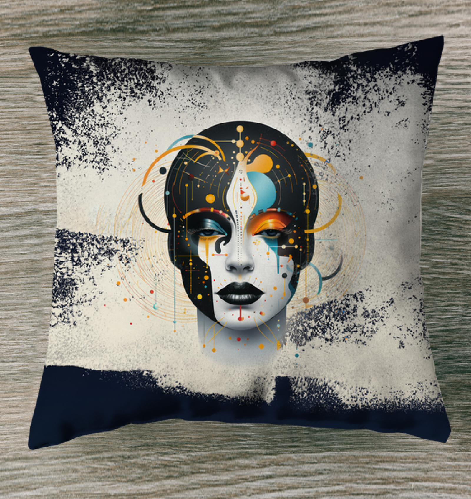 Art Lover's Lounge Outdoor Pillow