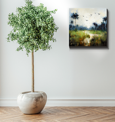 Tranquil Waters Landscape Wrapped Canvas