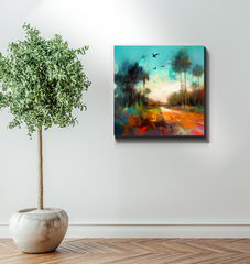 Canyon Dreamscape Wrapped Canvas
