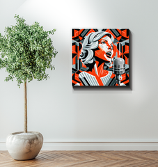 Baroque Brilliance Wrapped Canvas