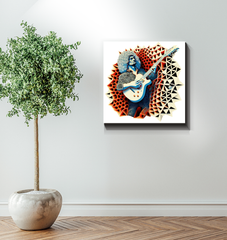 Electro Energy Wrapped Canvas