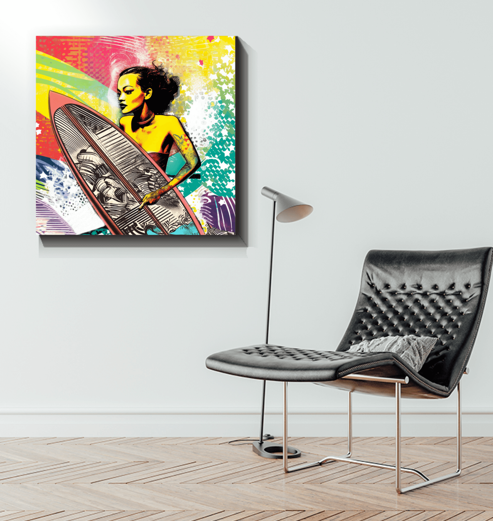 Captivating surf imagery on Surfing 5 29 Canvas