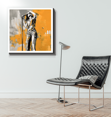 Mystical Mirage Minimalist Abstract Wrapped Canvas