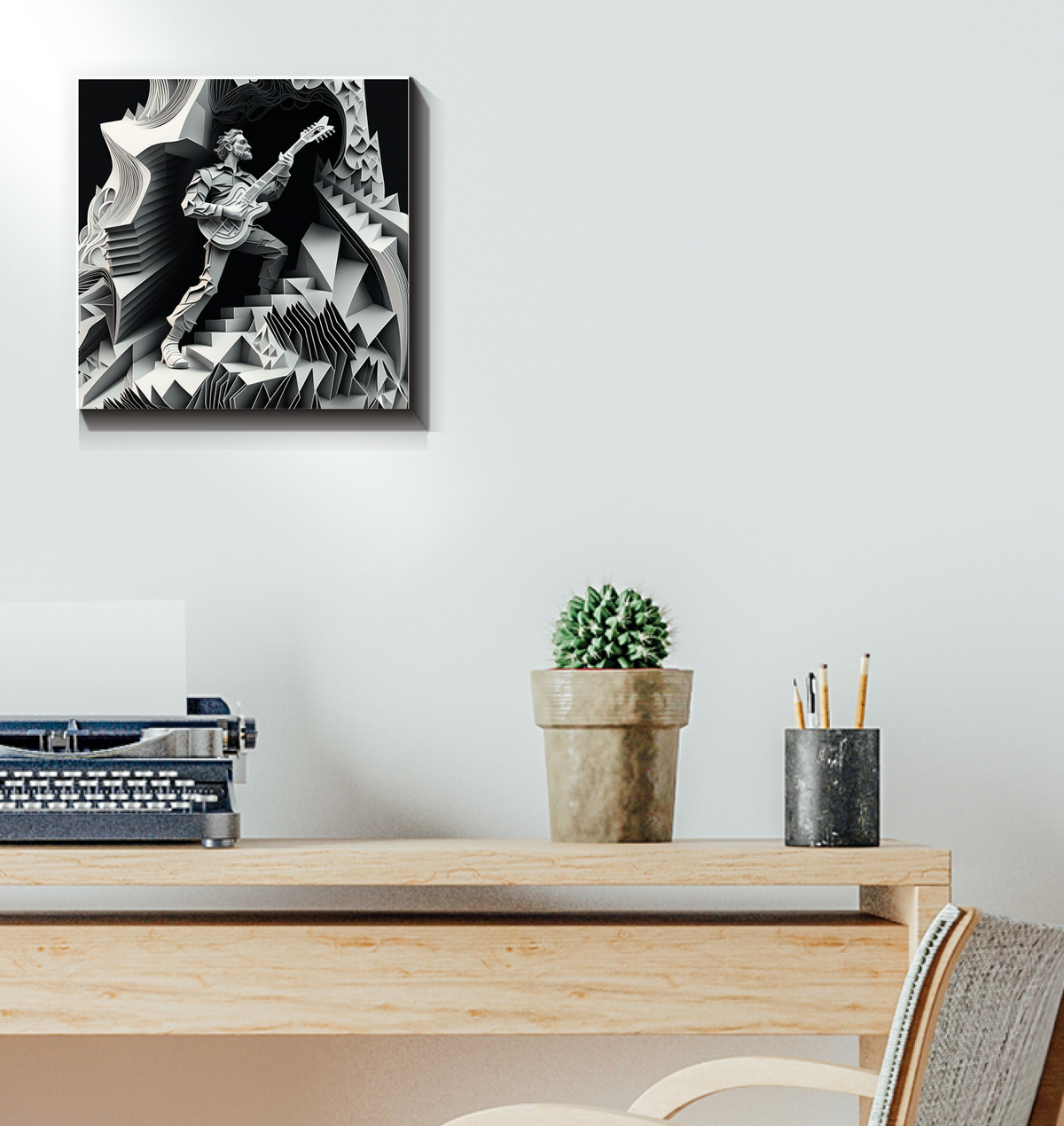 Musicians create magic moments Wrapped Canvas
