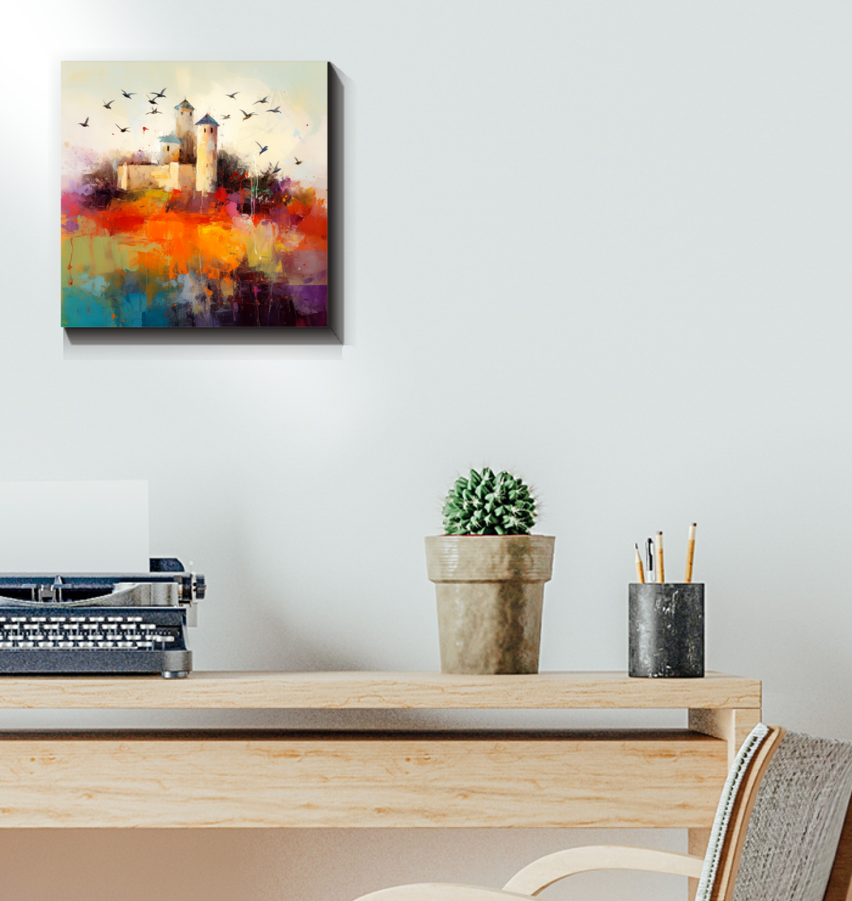 Lakeside Serenity Wrapped Canvas