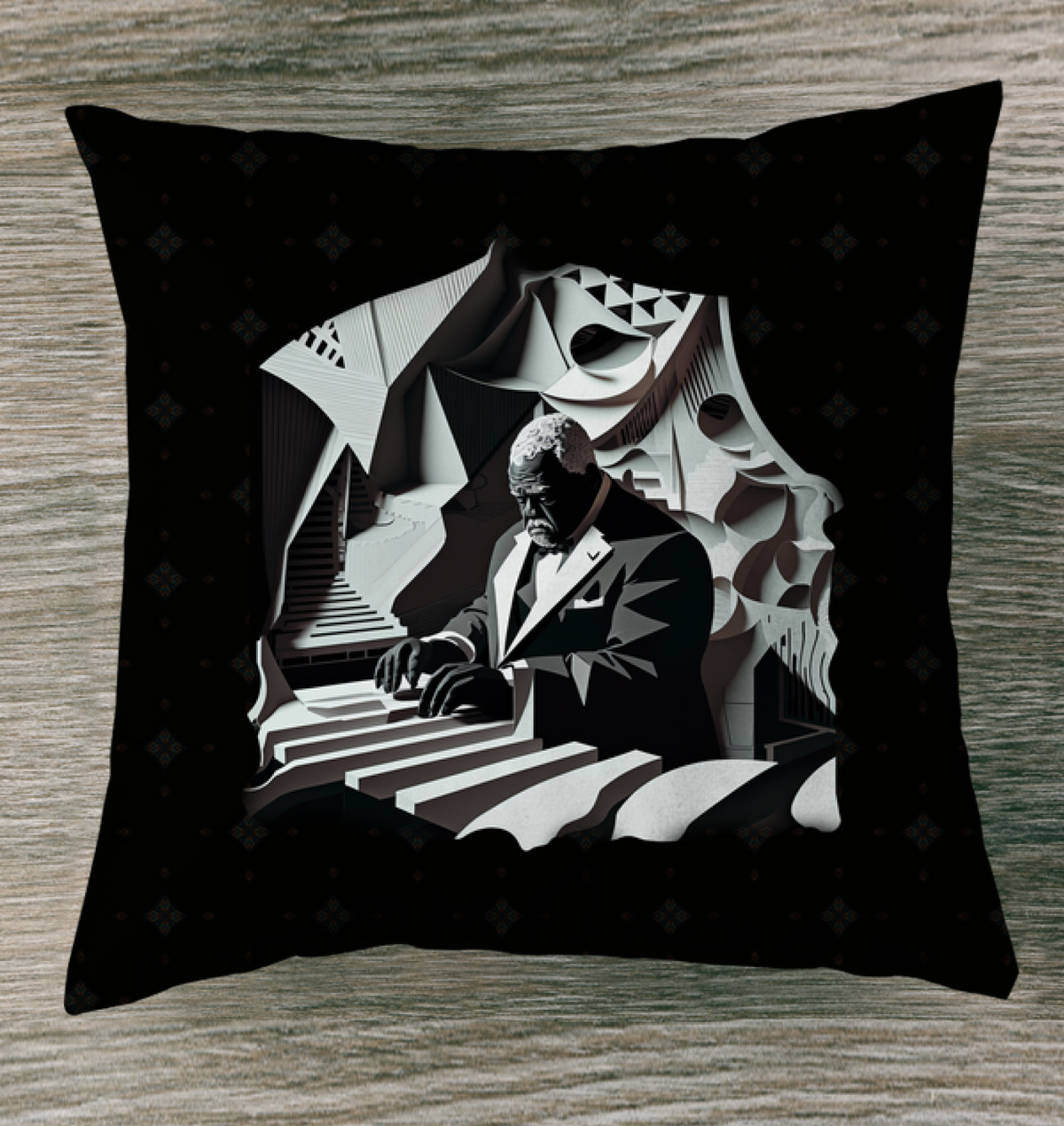 Crescendo Colors Outdoor Pillow