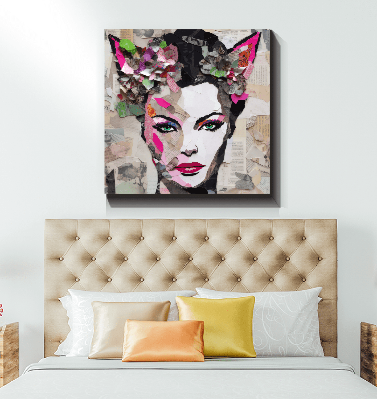 Resonant Canvas Wrapped Canvas Notes Of Expression - Beyond T-shirts
