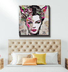 Resonant Canvas Wrapped Canvas Notes Of Expression - Beyond T-shirts