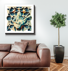 Lyrical Luminescence Wrapped Canvas