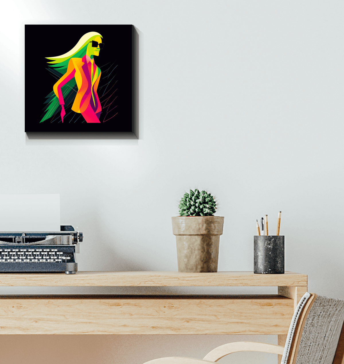 Graffiti Couture Fusion Canvas Print - Beyond T-shirts