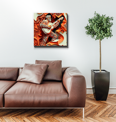 Melodic Muse Wrapped Canvas