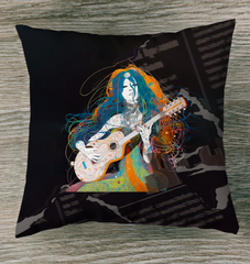 Vibrant Eden garden design indoor pillow for cozy home decor.