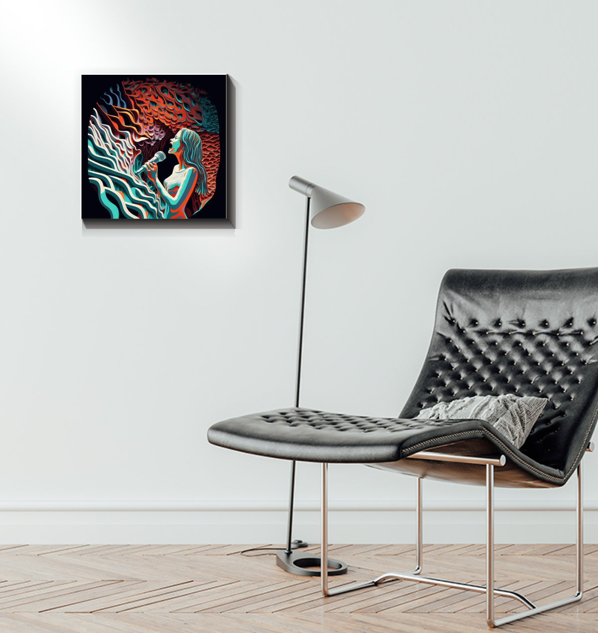 Jazz Jewel Wrapped Canvas