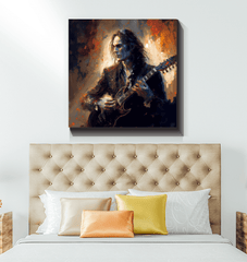 Rock 'n' Roll Guitar Legend Canvas - Beyond T-shirts