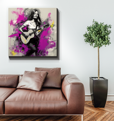 Rhythms of Life Minimalist Abstract Wrapped Canvas