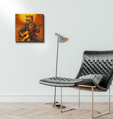 Kitty Cat Serenity Wrapped Canvas