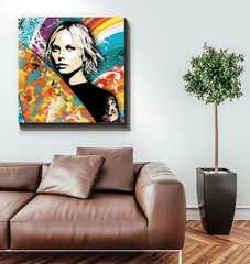 Surfing Spirit Canvas Art - Beyond T-shirts