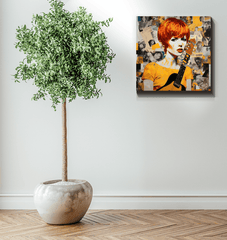 Serenade In Sound Wrapped Canvas Melodic Euphoria - Beyond T-shirts
