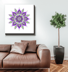 Vibrant Mandala Kaleidoscope Print - Beyond T-shirts