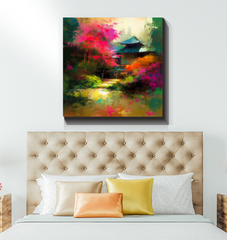 Coastal Escape Landscape Wrapped Canvas