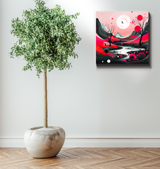 Mystical Meadows: Landscape Canvas Art