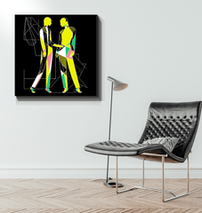 Chic Couture Abstract Art Canvas - Beyond T-shirts