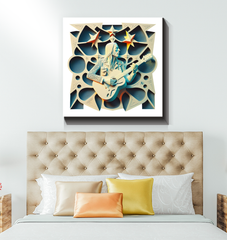 Lyrical Luminescence Wrapped Canvas