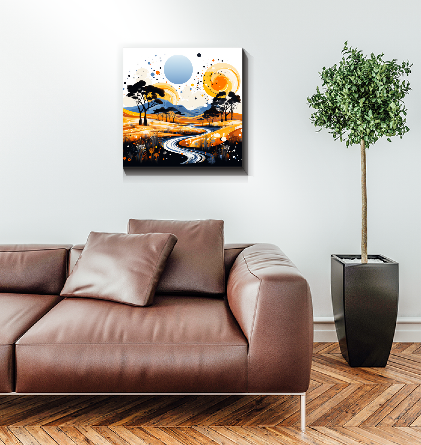 Whispering Waterfalls Landscape Canvas