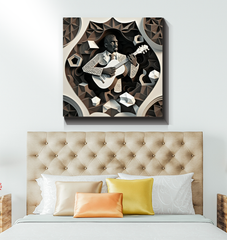 Vocalist's Echo Wrapped Canvas