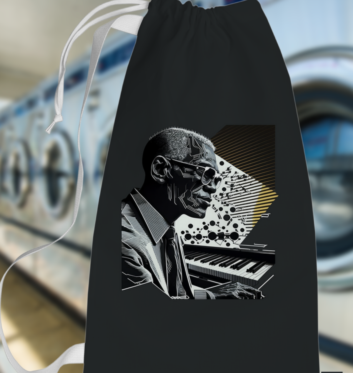 Vinyl Vibes Laundry Bag