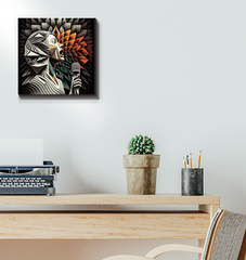 Symphony Silhouette Wrapped Canvas