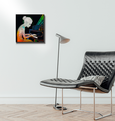 Elegant Lily Lane canvas art perfect for modern home decor.