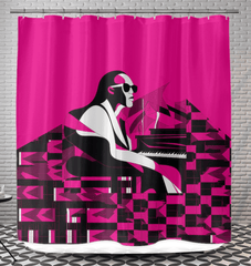 Fashion Forward Extravaganza Shower Curtain - Beyond T-shirts