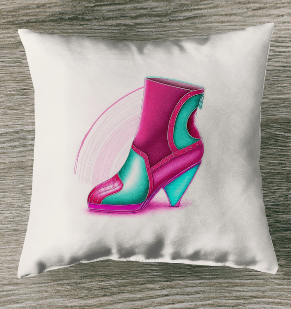 Futurism Flourish Pillow - Beyond T-shirts