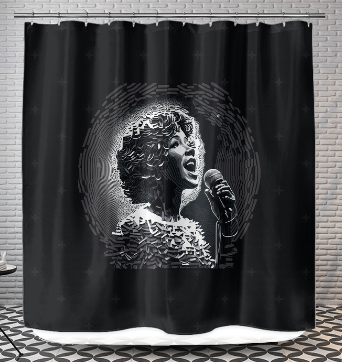 Metal Mania Shower Curtain