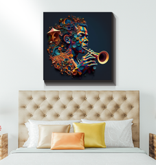 Grunge Grit Wrapped Canvas