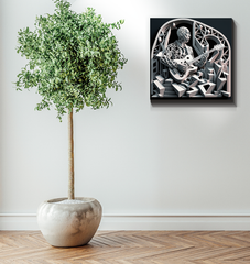 Tropical Salsa Wrapped Canvas