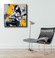 Whispers of Dreams Minimalist Abstract Wrapped Canvas
