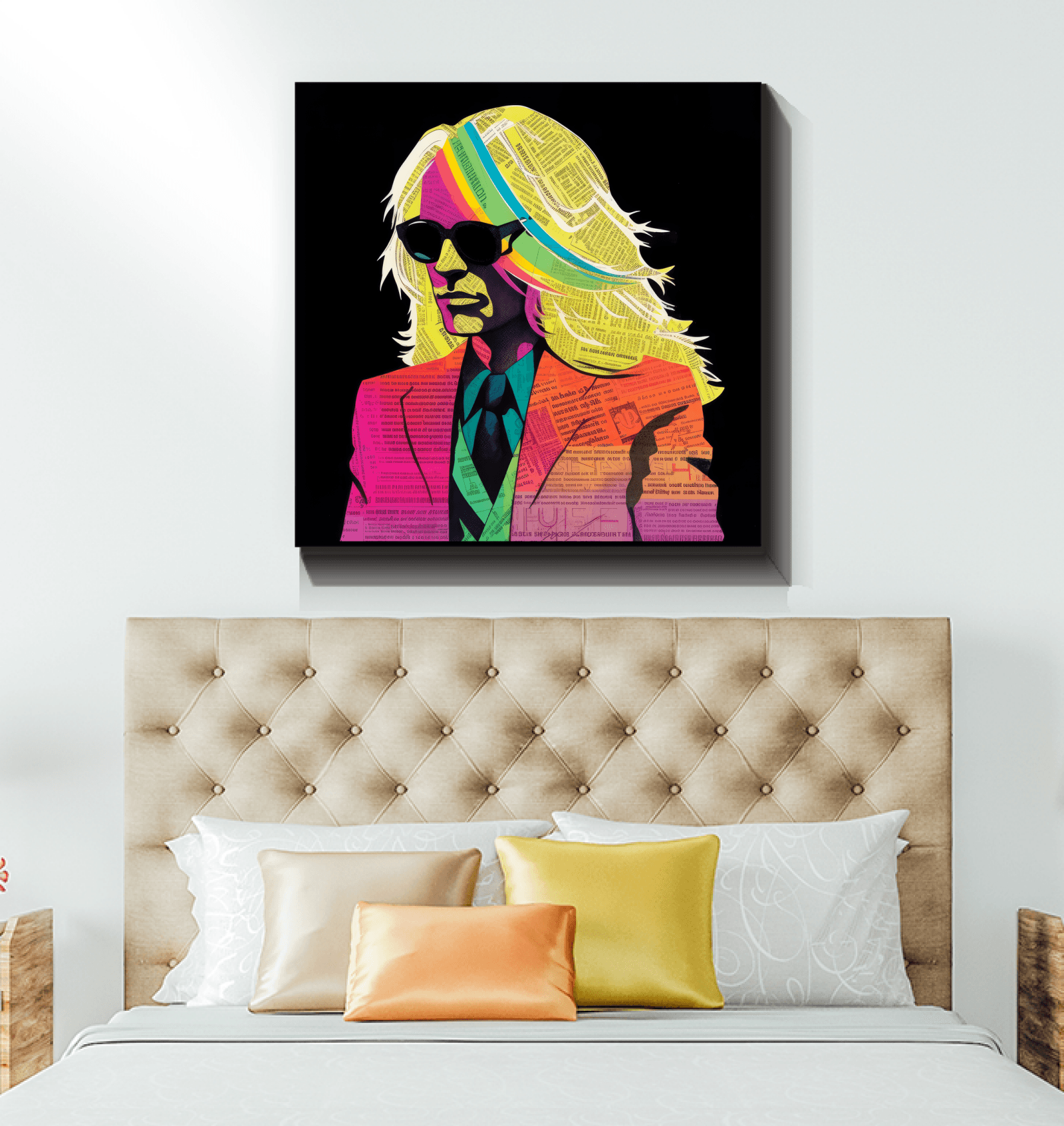 Elegance in Abstract Fashion Canvas - Beyond T-shirts