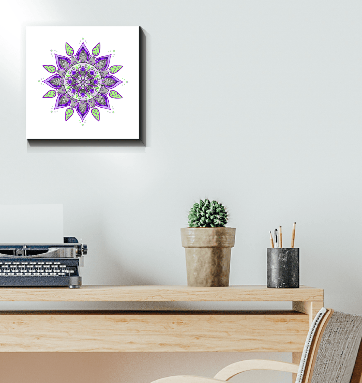 Vibrant Mandala Kaleidoscope Print - Beyond T-shirts