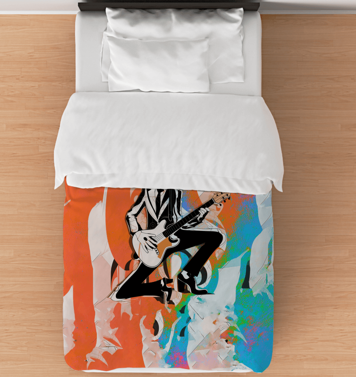 Vintage Vinyl Vibes Bedding - Beyond T-shirts