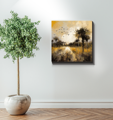 Mountain Art Majesty Landscape Wrapped Canvas