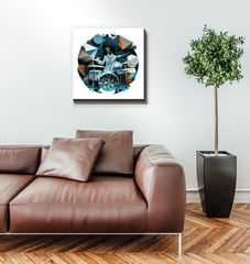 Bassline Beauty Wrapped Canvas