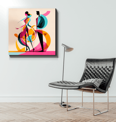 Elegance in Graffiti Fashion Canvas - Beyond T-shirts