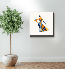 Stylish Silhouettes Canvas Art - Beyond T-shirts
