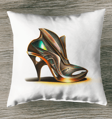 Futuristic Footwear Fantasy Pillow - Beyond T-shirts